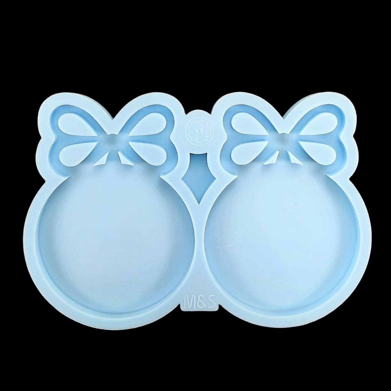 Christmas Bauble with Ribbon - 2x (S)