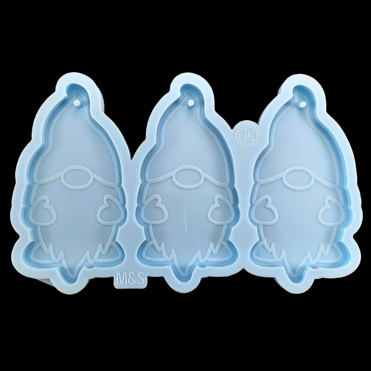 Gnome - 3 Christmas Ornaments (M)