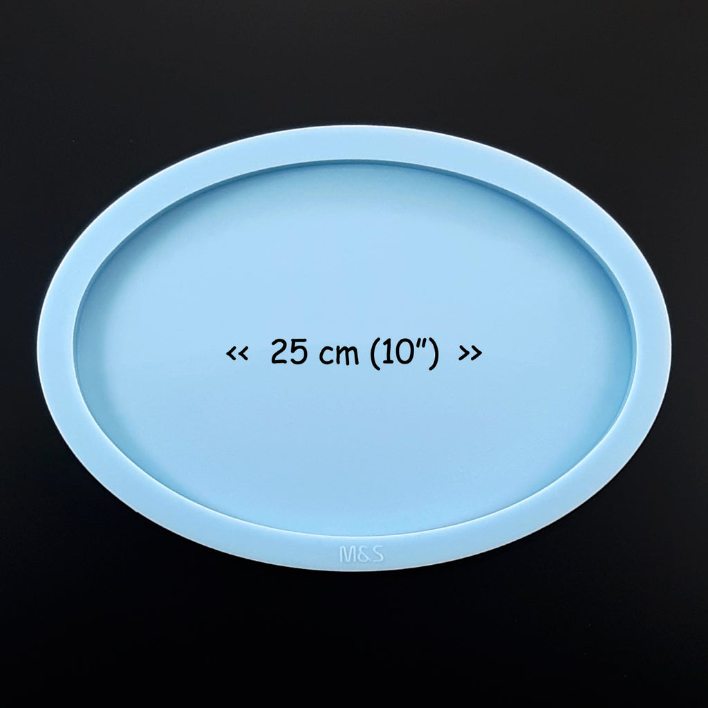 SILICONE MOLD - OVAL TRAY 17,5 cm