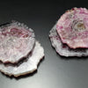 Geode coasters (irregular shaped) - 15 mm (3/5") thick