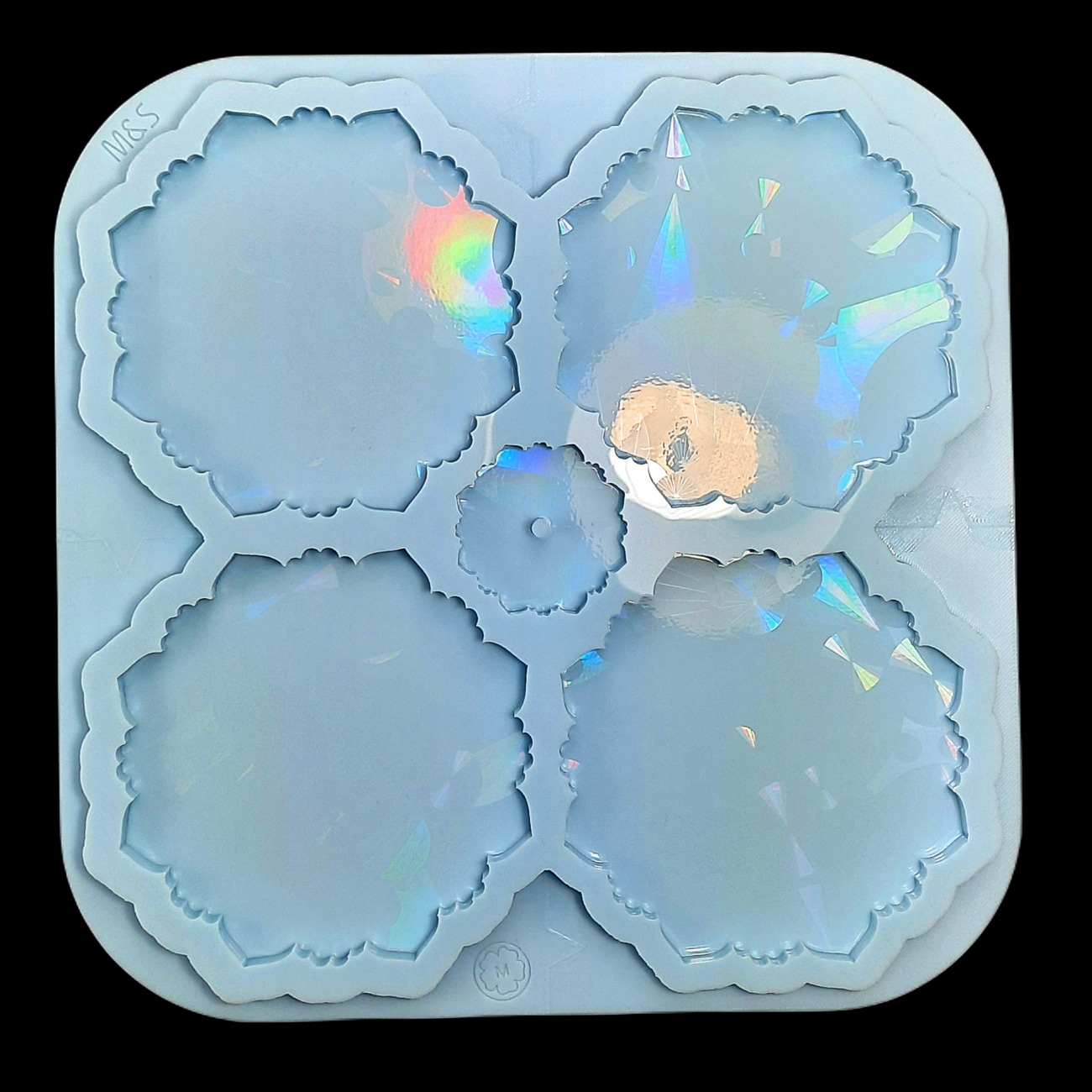 Holographic Oriental coasters