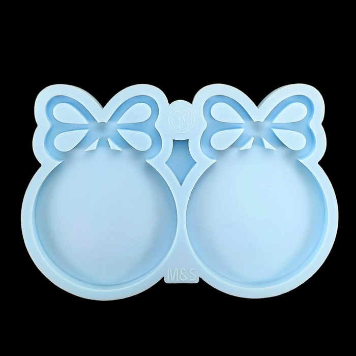 Christmas Bauble with Ribbon - 2x (S)