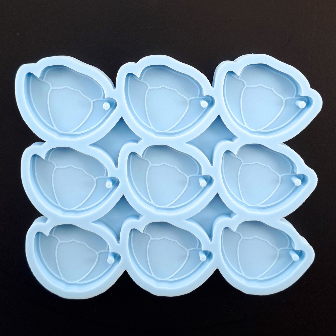 Poppy Keychain Ornaments - 9x