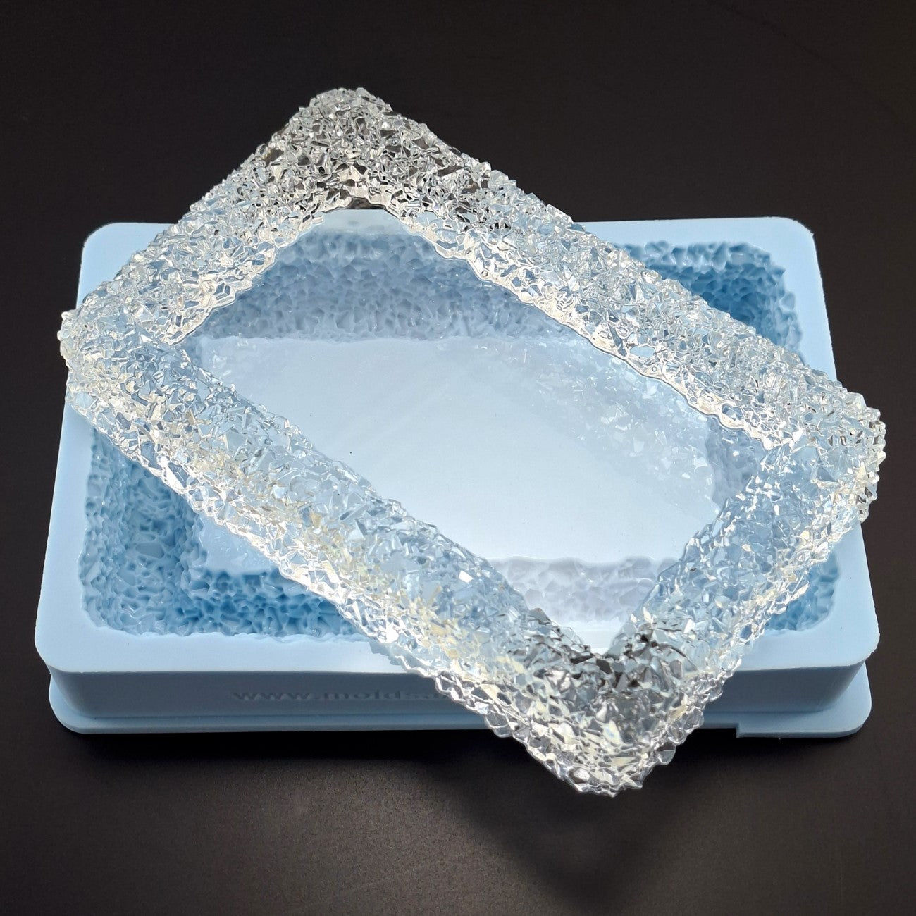 Druzy Rectangular Trinket Dish