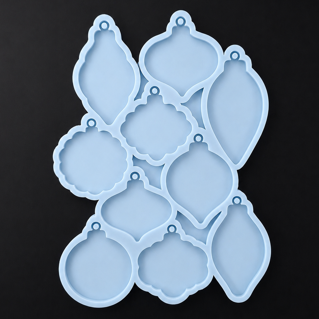 Elegant Christmas Baubles (10 pcs)