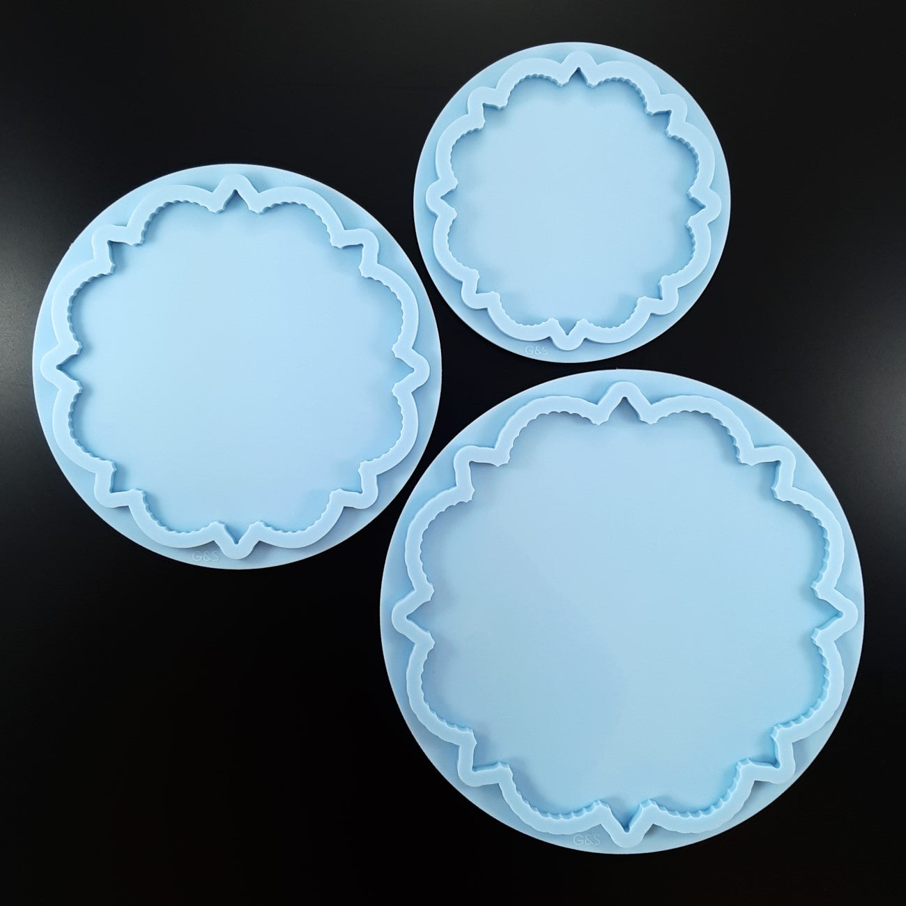 Set of 3 molds - Fantasy trays (S + M + L)