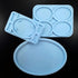 Set of 3 molds - Oval coasters with holder and large tray