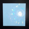 Holographic inlay mold - Square 'Daisy bud' Lead Glass