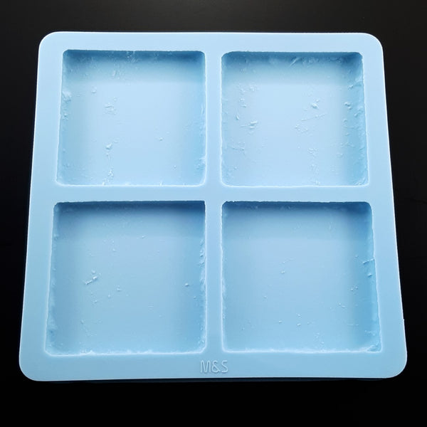 Set of 2 molds - Tumbled Marble Coasters with Tray