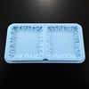 Set of 2 molds - Rough & Tough square coasters with rectangular tray