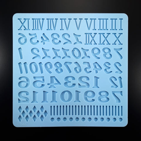 Alphabet and numbers | Molds and Shapes