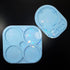 Set of 2 molds - Holographic Geode Coasters with holder