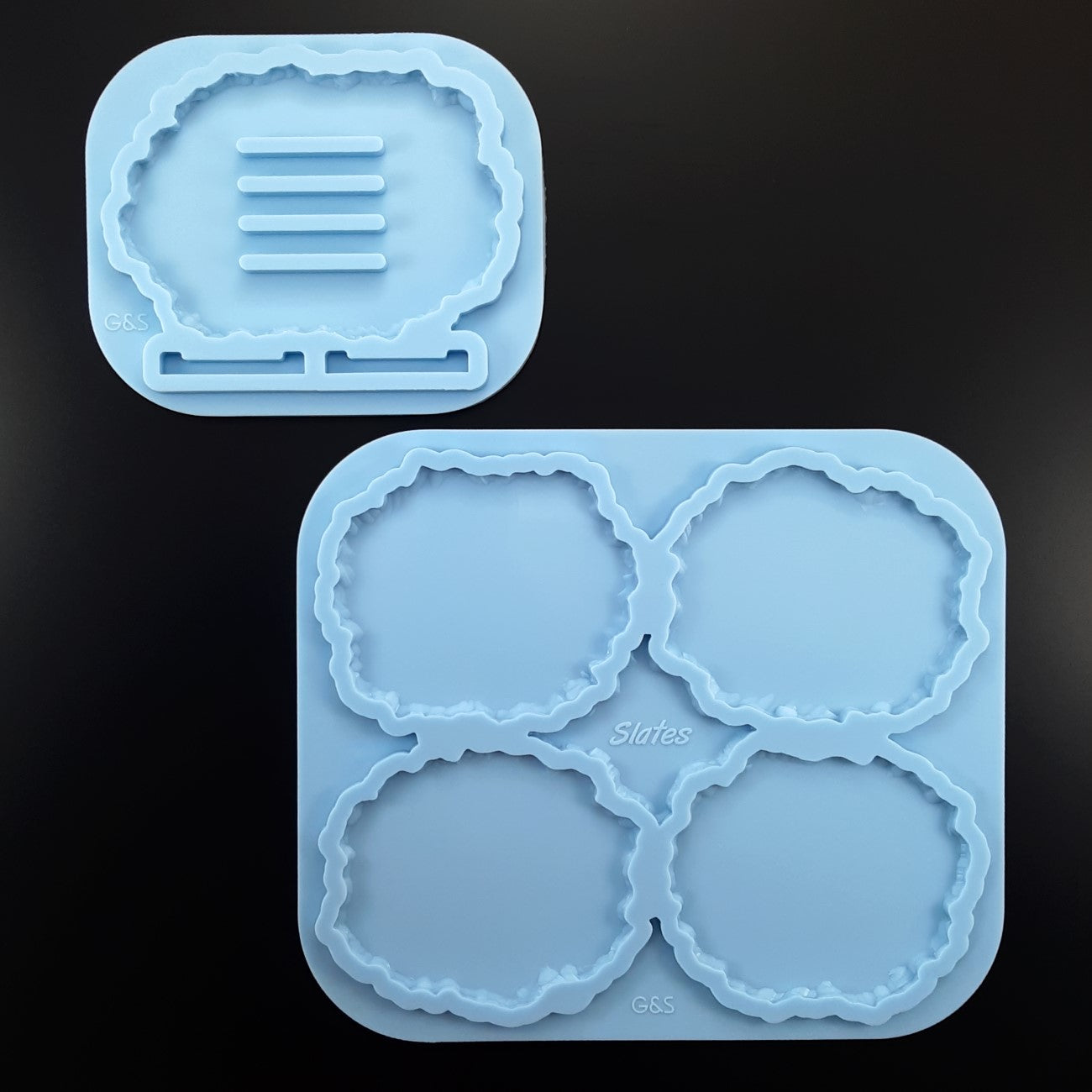 Silicone Molds for Resin Coasters, Set of 2