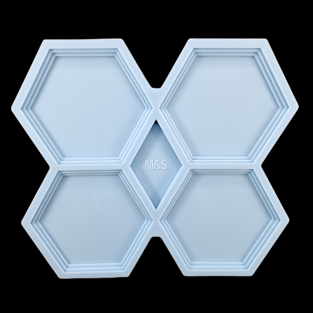 Cascade Hexagon coasters