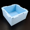 15 x 15 cm Square mold for deep pour - 8 cm deep