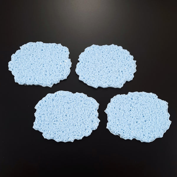 Druzy oval Inlay molds - 4x (3 1/6