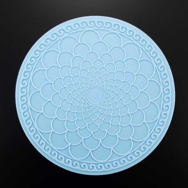 Inlay mold - 'Mermaid circles' (L)