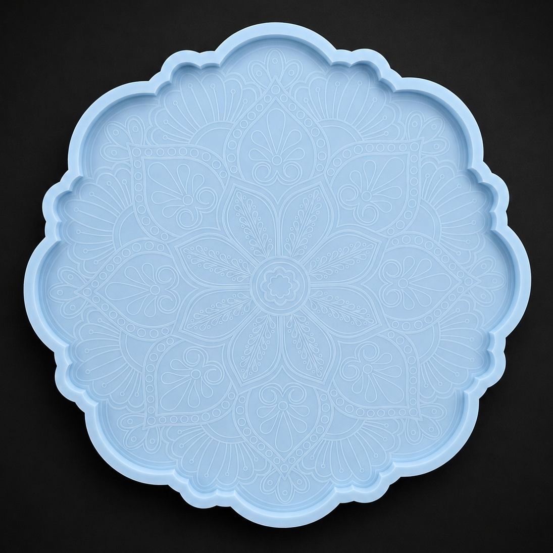 Round Tray - Lily Mandala (XL)