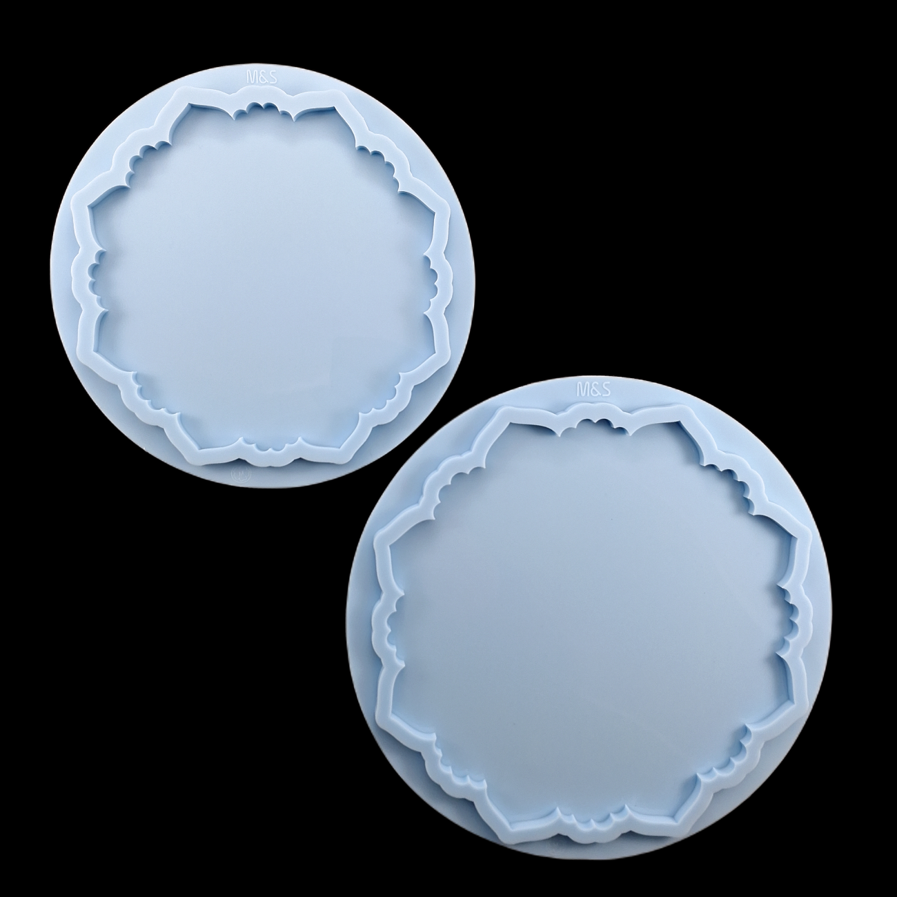 Set of 2 molds - Oriental trays (M + L)