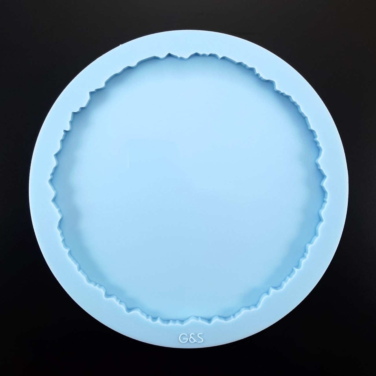 Round Geode tray M (8" - 20 cm)