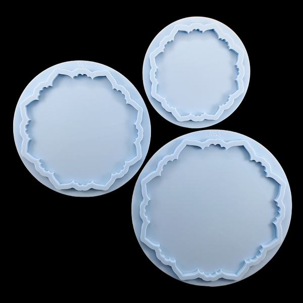 Set of 3 molds - Oriental trays (S + M + L)