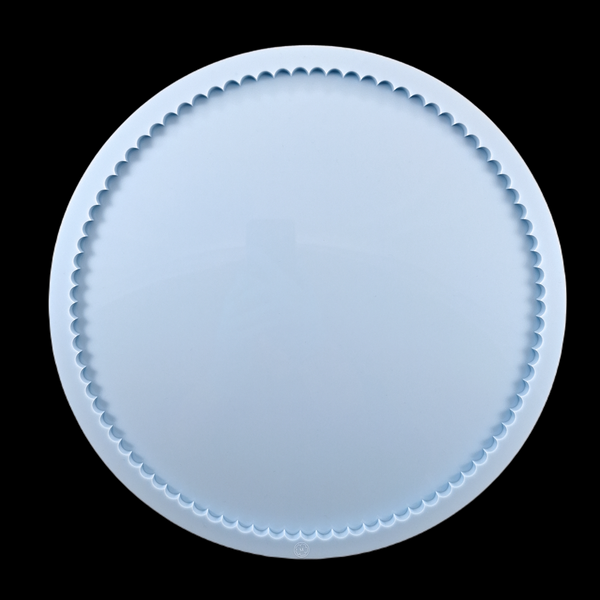 XL Ribbed edge round Disc mold - 35 cm (14")