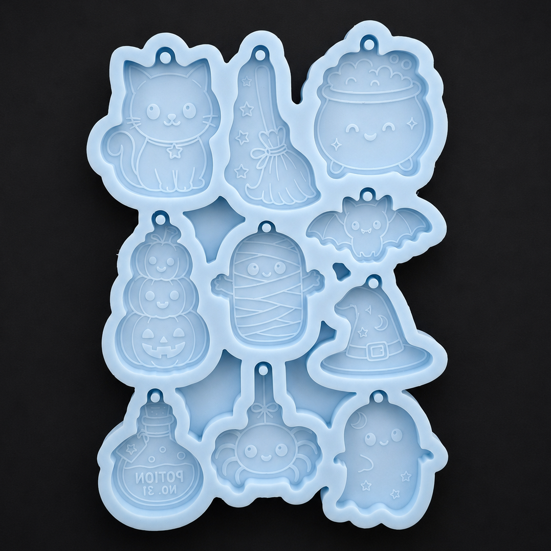 Cute Halloween Keychain Ornaments (10 pcs)