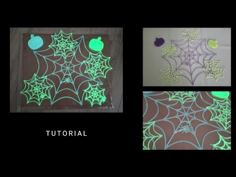 Halloween Spiderweb tray (L)