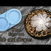 Set of 2 molds - Rough & Tough round coasters with tray