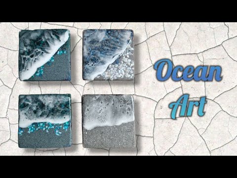 Tumbled Marble Coasters - 10 x 10 cm