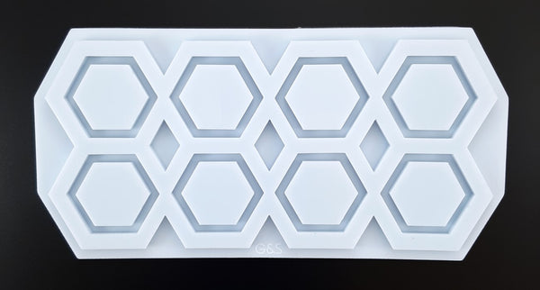Hexagon napkin rings