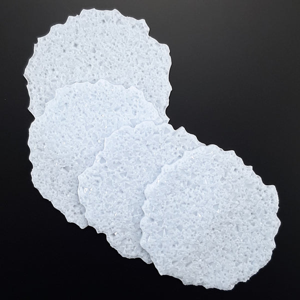 Druzy Geode Inlay molds - 4x (Medium size - 4 1/6