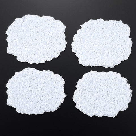 Circle Druzy 25mm Silicone Mold with Bonus 8mm Druzys two Pairs(B5