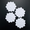 Crushed Ice 'Snowflake' Inlay molds - 4x (10 cm - 4")