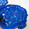 Crushed Ice Geode coasters with raised edge