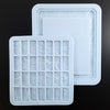 Set of 2 molds - 28 Domino stones with storage tray