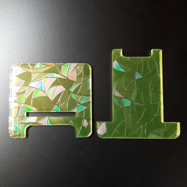 Business card holder Landscape - Holo Broken Glass