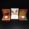 Tealight Candle holder - Holographic with Rudolph