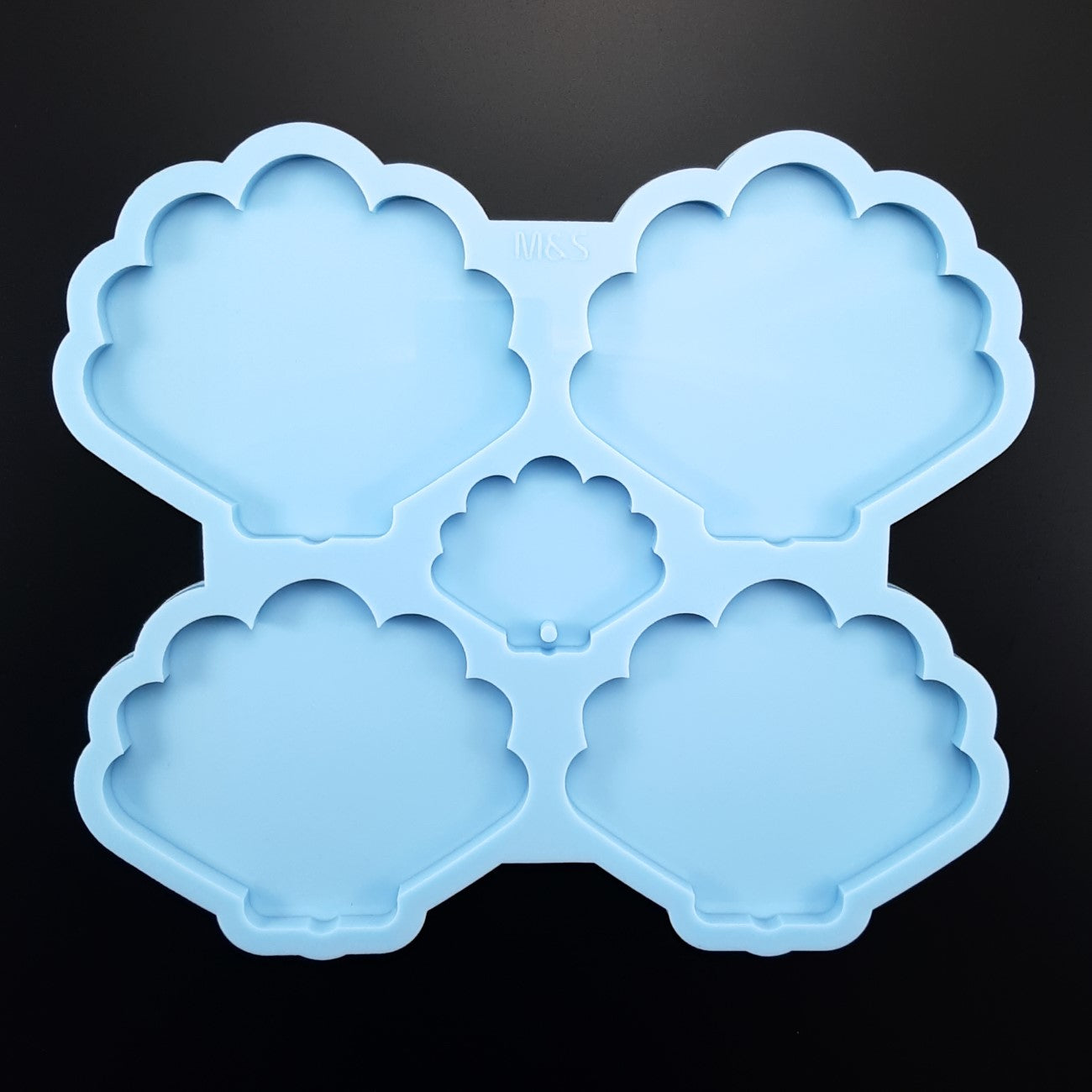 Scallop coasters