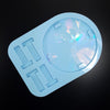 Holographic round coasters - Color Burst