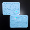 Set of 2 molds - 2x6 Holographic Christmas Ornaments