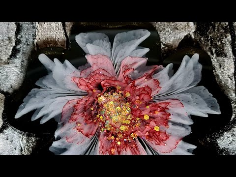Flower coasters - Geranium