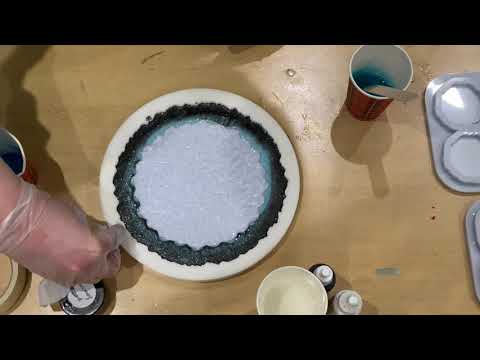 Round Crushed Ice Inlay mold (6