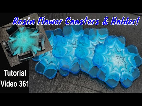 Flower coasters - Geranium