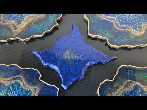 Crystal heart Inlay molds - 4x