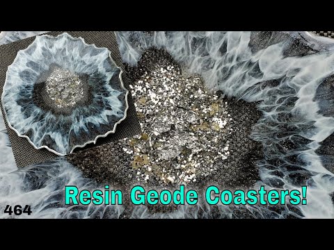 Geode coasters (irregular shaped) - 10 mm (2/5