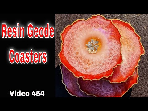 Geode coasters (irregular shaped) - 10 mm (2/5
